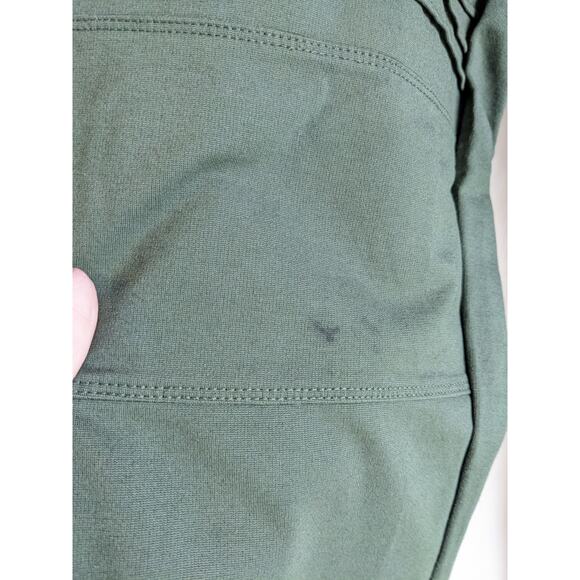 Luxe by Lularoe Women's Skinny Green Mid Rise Elastic Waist Legging Pant Size XL - Picture 5 of 5